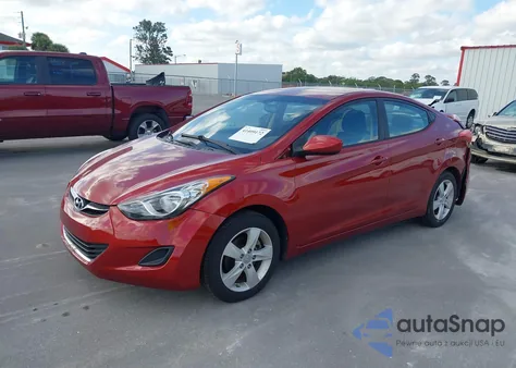 2011 Hyundai Elantra Gls из США, поврежденный, VIN KMHDH4AE4BU150681